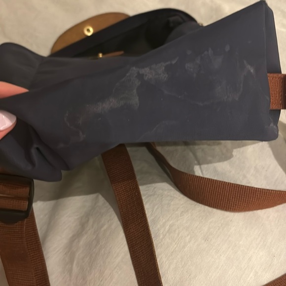 Navy Long Champ nylon back pack - Picture 6 of 7